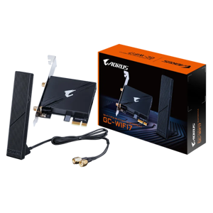 GIGABYTE GC-WIFI7 2Tx2R a/b/g/n/ac/ax/be Tri Band WIFI 7 + BLUETOOTH 5.3 PCI-E kartica