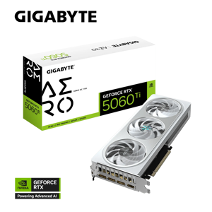 GIGABYTE GIGABYTE GEFORCE RTX 5060 TI AERO OC 16G, 16GB GDDR7, PCI-E 5.0