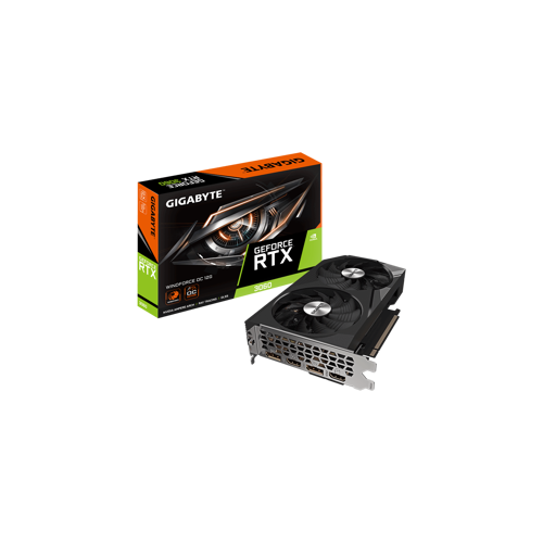 GIGABYTE Video Card NVidia GeForce RTX™ 3060 1837 MHz (Reference card: 1777 MHz) 3584 15000 MHz 12 GB GDDR6 192 bit 360 GB/s PCI-E 4.0 7680x4320 550W DisplayPort 1.4a *2 HDMI 2.1 *2