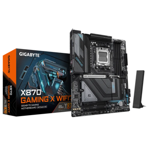 GIGABYTE X870 GAMING X WIFI7, DDR5, SATA3, USB4, DP, 2.5GbE, WiFi 7, AM5 ATX