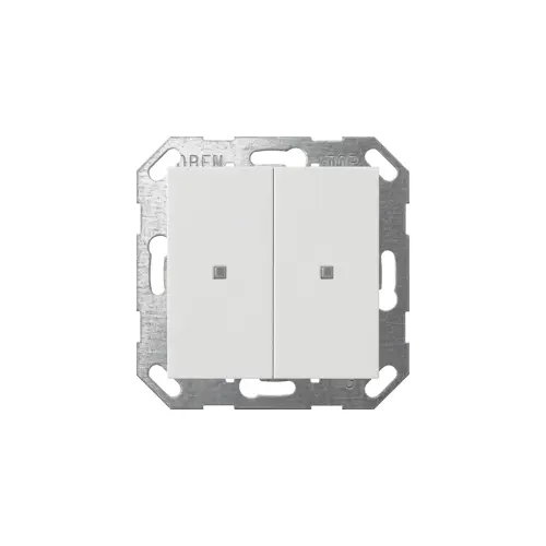 Senzor s gumbima GIRA (2x KNX ONE System 55, 517327) (matt čista bijela)