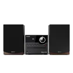 Glazbeni sustav SHARP XL-B512BR (Bluetooth, CD/MP3, USB, FM, 22.5Wx2, brown)