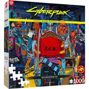 Good Loot Comic Book Puzzle: Cyberpunk 2077 Kickdown, 1000 elementów