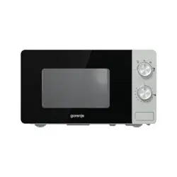 Gorenje MO20E1S Black, Stainless steel Solo microwave Over the range 20 L 800 W