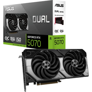 Grafična kartica ASUS Dual GeForce RTX 5070, 12GB GDDR7, PCI-E 5.0