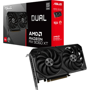 Grafična kartica ASUS Dual Radeon RX 9060 XT OC, 16GB GDDR6, PCI-E 5.0 DUAL-RX9060XT-16G