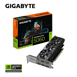 Grafična kartica GIGABYTE GeForce RTX 5060 OC Low Profile 8G, 8GB GDDR6, PCI-E 4.0