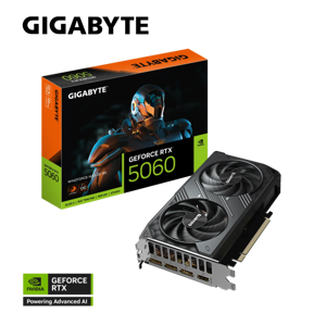 Grafična kartica GIGABYTE GeForce RTX 5060 Windforce MAX OC 8G, 8GB GDDR7, PCI-E 5.0