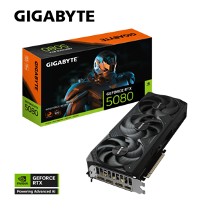 Grafična kartica GIGABYTE GeForce RTX 5080 WINDFORCE 16G, 16GB GDDR7, PCI-E 5.0