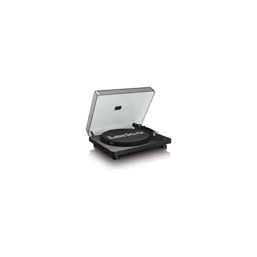 Gramofon LENCO L-30BK, RCA izlaz, USB-B PC kodiranje, 33 i 45 RPM, Audio-Technica AT3600 cartridge, crni