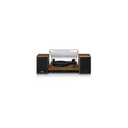Gramofon LENCO LS-100WD, sa zvučnicima, bluetooth, drveni