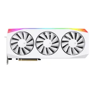 Graphics card. XFX Mercury RX 9070XT OC White G RGB 16