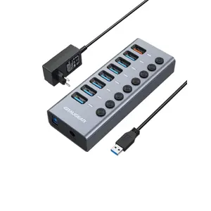 GRAUGEAR G-HUB71-A interface hub USB 3.2 Gen 1 (3.1 Gen 1) Type-A 5000 Mbit/s
