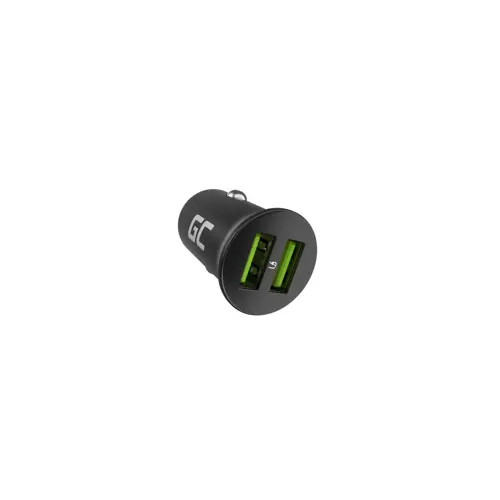 USB Punjač GREEN CELL GC CADM-GC-36AA (36 W, 2x USB-A, crna)