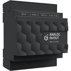 Grenton analog input and output module / supports 1-wire / DIN rail mounting / TF-Bus