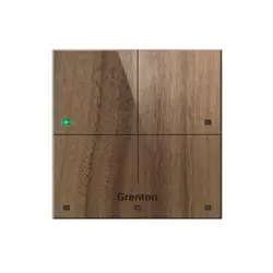 GRENTON TOUCH PANEL/ 4 TOUCH FIELDS/ TF-BUS/ DARK WOODEN FRONT