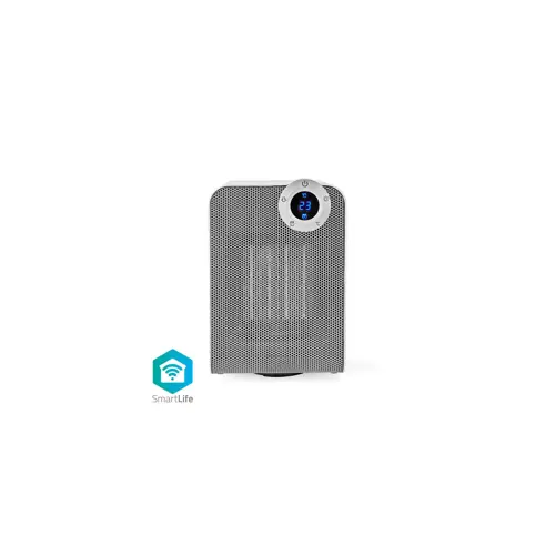 Grijalica NEDIS WIFIFNH20CWT, 1800 W, SmartLife, Wi-Fi, Android, IOS, bijela