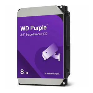 Hard disk 8TB PURPLE for video surveillance 5640 revolutions, 256MB