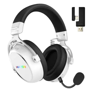 HATOR Hypergang 3 Wireless Headset Head-band Gaming USB Type-C / USB Type-A Bluetooth White