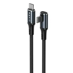 HAVIT KABEL ZA MOB Type C-Type C kutni CB6314, crno-plava 3metra
