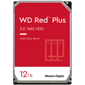 HDD NAS WD Red Plus (3.5, 12TB, 512MB, 7200 RPM, SATA 6 Gb/s)