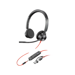 Headset HP Poly Blackwire 3325 Stereo