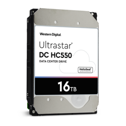 HGST / WD 16TB SATA 3 6GB / s 512MB 7200 ULTRASTAR DC HC550 512e