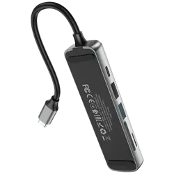 hoco-konverter-usb-type-c-to-hdmiusb30usb20sd-tfpd-hb24-easy-61262-6931474759344.webp