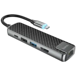 hoco-konverter-usb-type-c-to-usb30usb20hdmirj45pd-hb23-easy--63356-6931474759337.webp