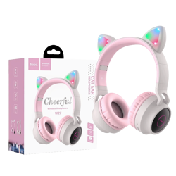 hoco. Slušalice bežične, Bluetooth - W27 Cat Ear Gray