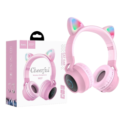 hoco. Slušalice bežične, Bluetooth - W27 Cat Ear Pink