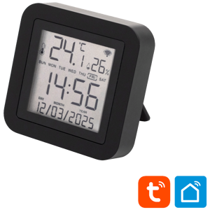 home Daljinski upravljači, mjerač temperature i vlage, sat, LCD - HSTHR