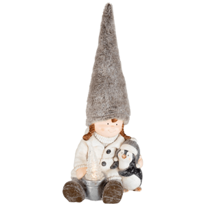 home Dekorativna rasveta, keramička figura, djevojčica - KDC 25