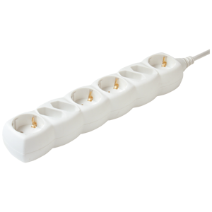 home Produžni kabel, 8 utičnica, 3 x 1.0 mm², 1.5met - NV 18/WH