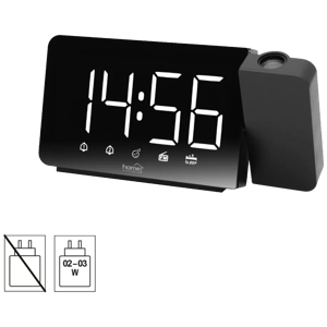 home Sat sa alarmom i projektorom, LED zaslon, FM radio - LTCRP03