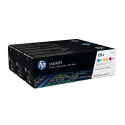HP 131A 3-pack Cyan/Magenta/Yellow Original LaserJet Toner Cartridges