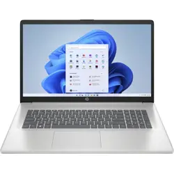 Laptop HP 17-CN4033CL (17.3", Full HD, Intel Core 5 120U, 16GB RAM, 512GB SSD, Intel Graphics, Win11, srebrni, int. tipkovnica) - Prepakirano