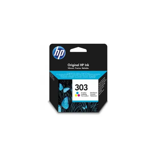 HP 303 TRI-COLOR ORIGINAL INK/EN/RU/FR/PL/CZ/HU CARTRIDGE