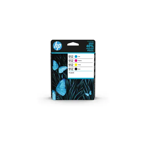 HP 912 4-pack Black/Cyan/Magenta/Yellow Original Ink Cartridges