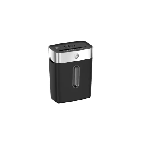 Uništavač papira Hewlett Packard OneShred 8CC (crna, sjeckanje, P-4, 8 kartica, 15L)