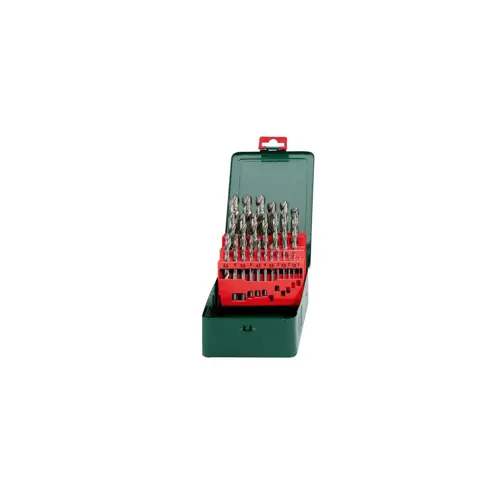 Komplet svrdla za metal METABO HSS-G METAL DRILL BIT SET 25pcs. 1 - 13mm (25 komada, veličine 1-13mm)