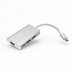 Hub ADAM CASA A01m, USB-C/HDMI sivi