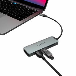 Hub ADAM CASA A05, USB-C Superspeed 5in1 GREY