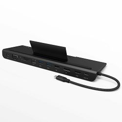 Hub ADAM CASA PRO, TYPE-C 11-in1 Multi-Function crni