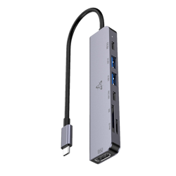 HUB SBOX H-999 7u1 USB-C