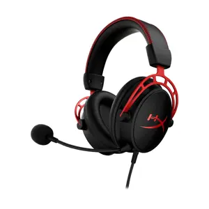 HyperX Cloud Alpha - Gaming Headset (Black-Red) (HX-HSCA-RD/EM) Wired Head-band Black, Red