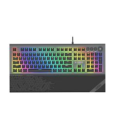 Tipkovnica IBOX Aurora K-5 (USB, QWERTY, srebrna)