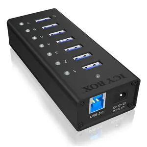 ICY BOX IB-AC618 USB 3.2 Gen 1 (3.1 Gen 1) Type-B 5000 Mbit/s Black