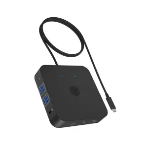 ICY BOX IB-DK4090-C Docking USB 3.2 Gen 2 (3.1 Gen 1) Type-C Black