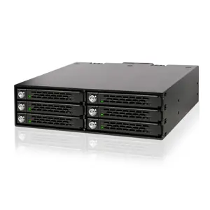 Icy Dock MB996SK-6SB drive bay panel Black